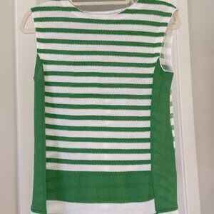 Neww Green/white Mini Dress
